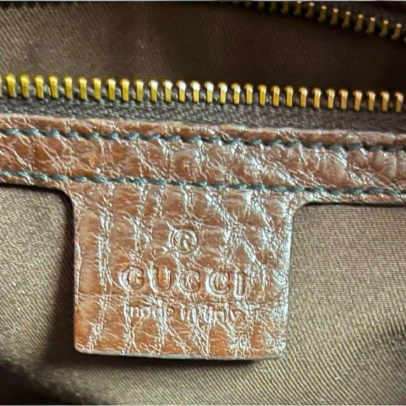 GUCCI GG CRYSTAL FABLE BABOUSKA BOSTON Vintage Classic Handbag Italy w/COA - Picture 12 of 16